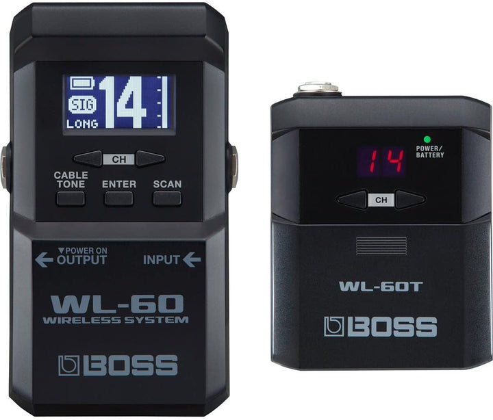 BOSS WL-60 Gitarren-Wireless-System Taschensender und Empfänger, Taschensender und Empfänger