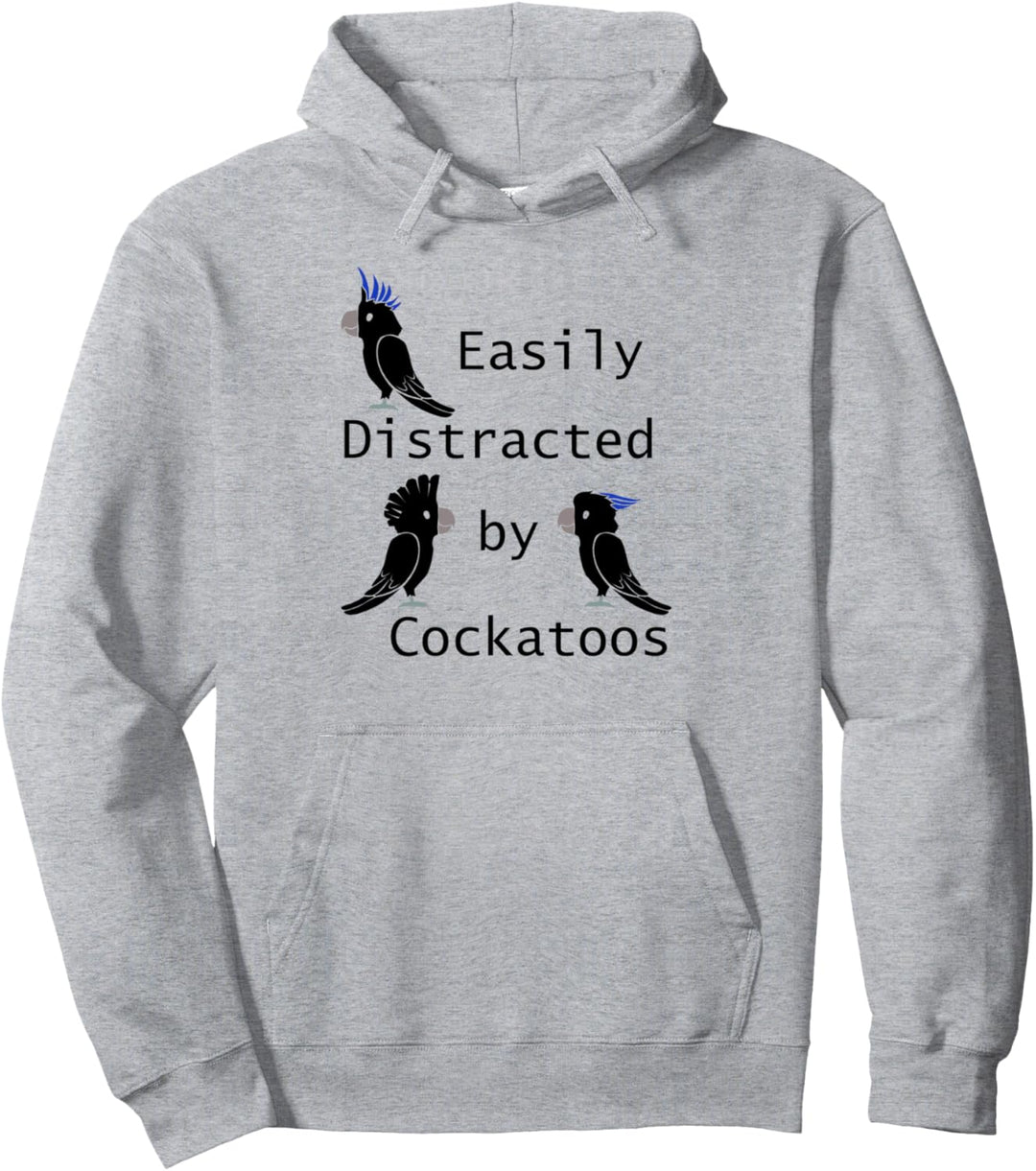 Abgelenkt von Kakadus Lustiger Nymphensittich Sittich Pullover Hoodie