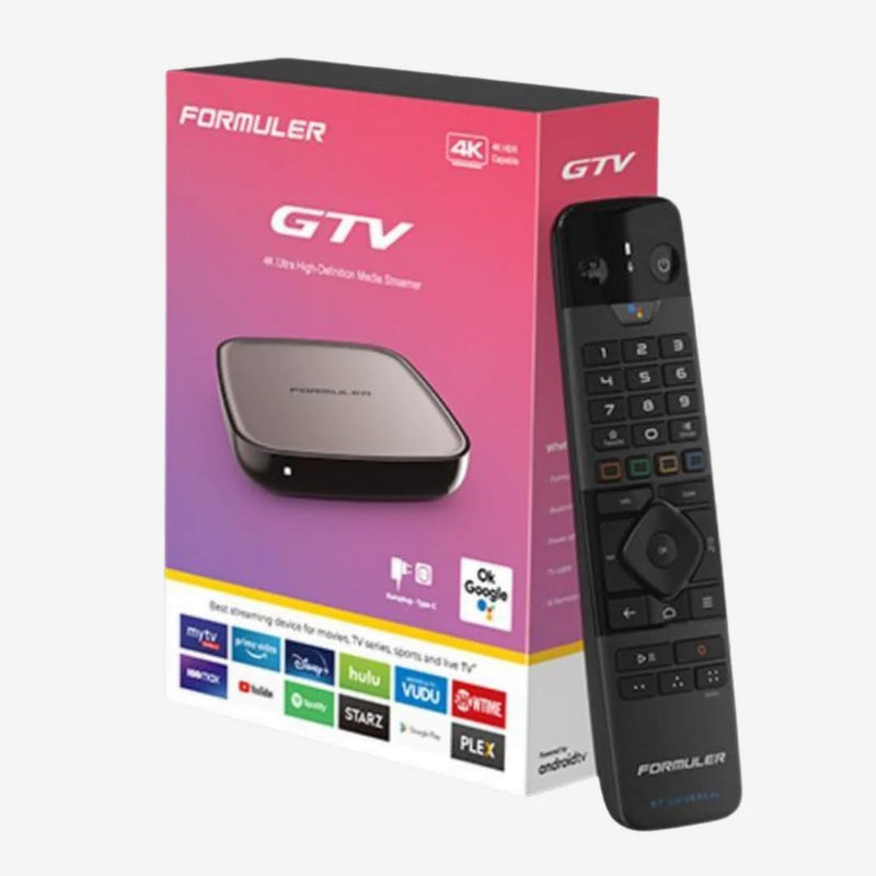 Formuler 4536 GTV Media-Player, schwarz, WLAN, Android