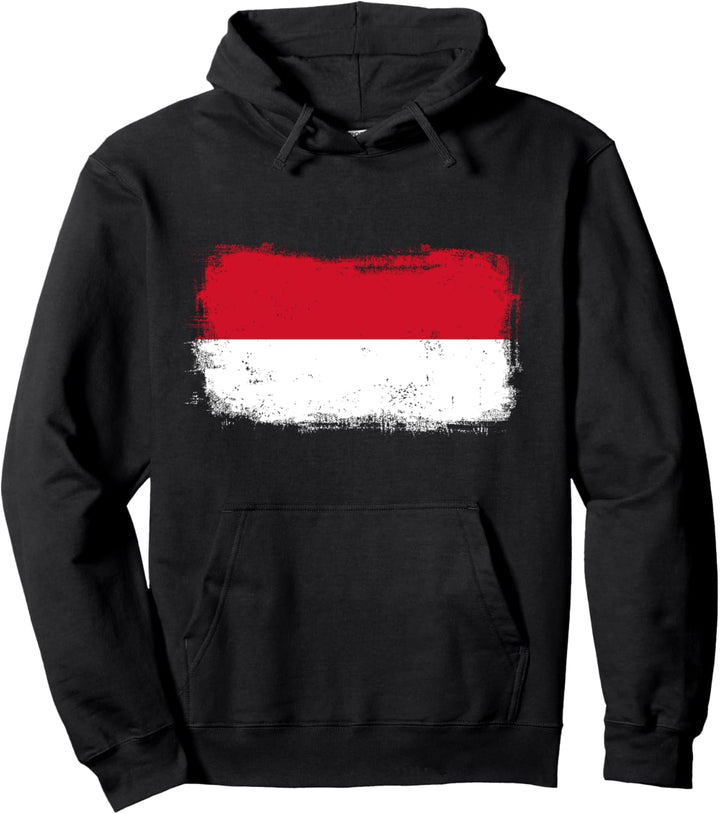 Indonesien Indonesische Nationalflagge Pullover Hoodie
