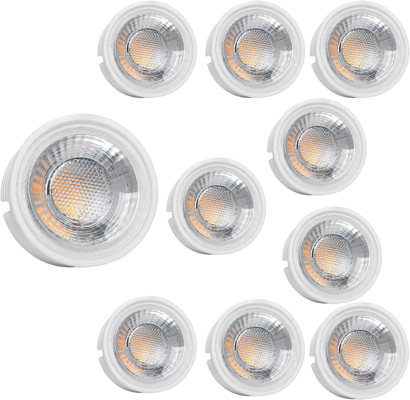 YanFeiYit 10x LED Modul als GU10 Ersatz – 5W 38° Dimmbar aus Keramik super flach 230V – Leuchtmittel