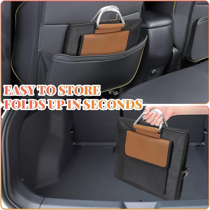 Kofferraumtasche Kofferraum Organizer mit Deckel, Autobox Auto Tasche Wasserdicht Zusammenklappbarer