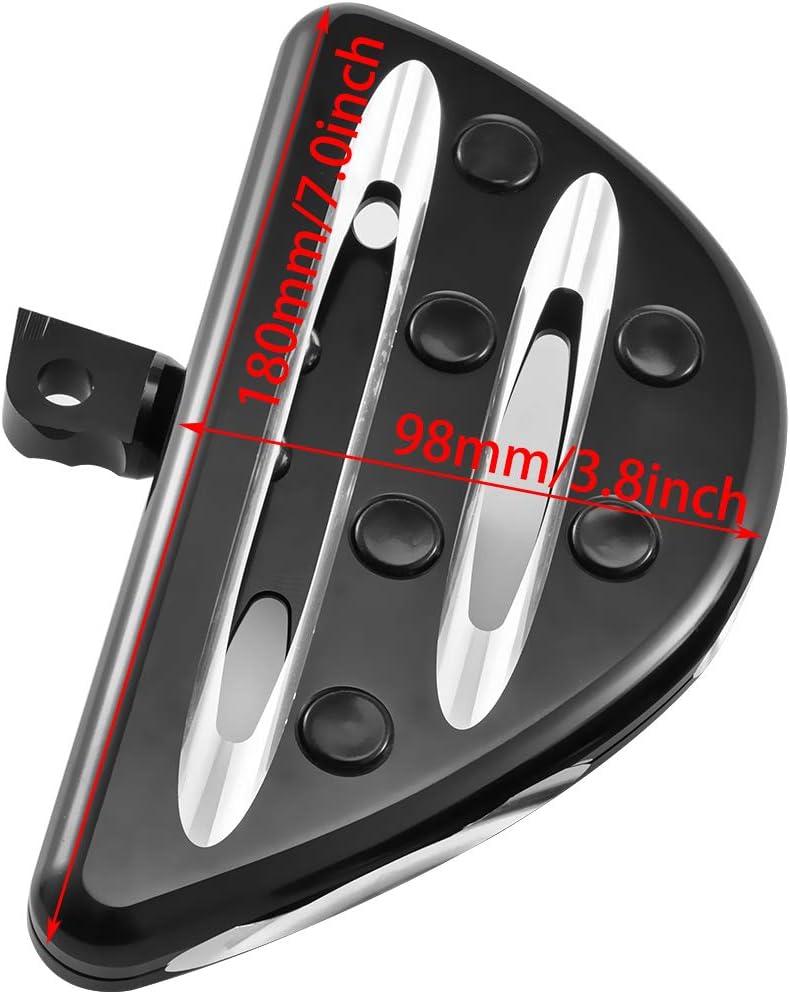 TUINCYN Motorrad CNC Fussrasten Trittbrett für Harley Touring FLH Road King