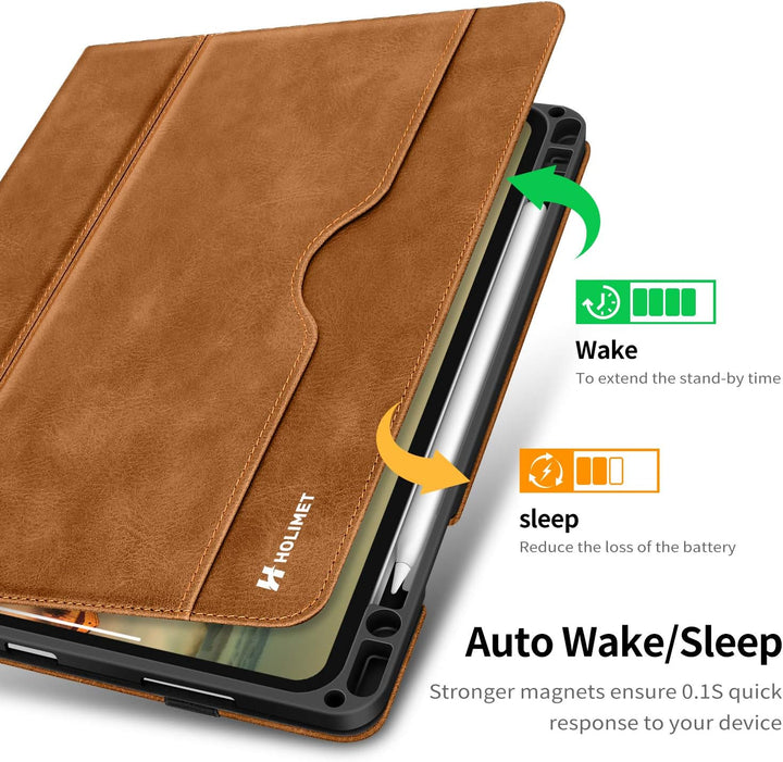 iPad Pro 11 Case 2021 3rd/2nd/1st Generation 2020 2018 with Pencil Holder Brown Burgundy, Burgundy