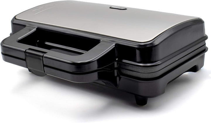 MPM - MOP-20M - Sandwichmaker - Toaster - für 4 dreieckige Sandwiches/Panini - 900 W - Gehäuse aus r