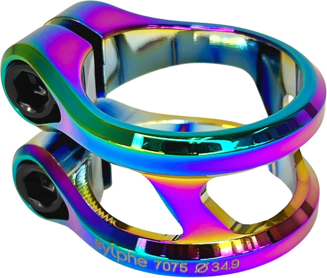 Ethic DTC Stunt-Scooter Clamp Park Trick Tret Roller Ersatz Klemme Sylphe + F26 Sticker Neochrom 35m