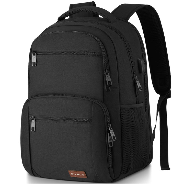 BIKROD Rucksack Herren Damen, Schulrucksack Jungen Teenager, Wasserdicht Arbeit 15.6 Zoll Laptop mit