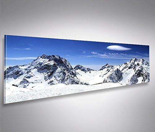 islandburner Bild Bilder auf Leinwand Gletscher Panorama XXL Poster Leinwandbild Wandbild Art up You