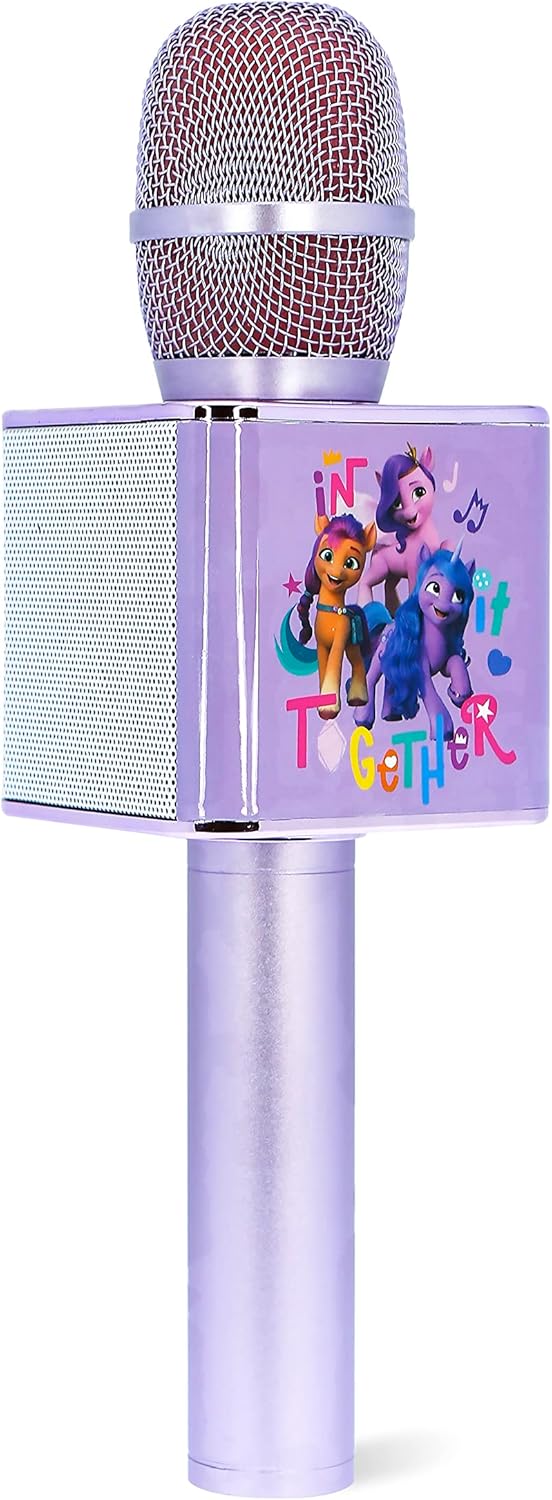 OTL Technologies MP0951 My Little Pony Kabelloses Karaoke-Mikrofon mit integriertem Lautsprecher
