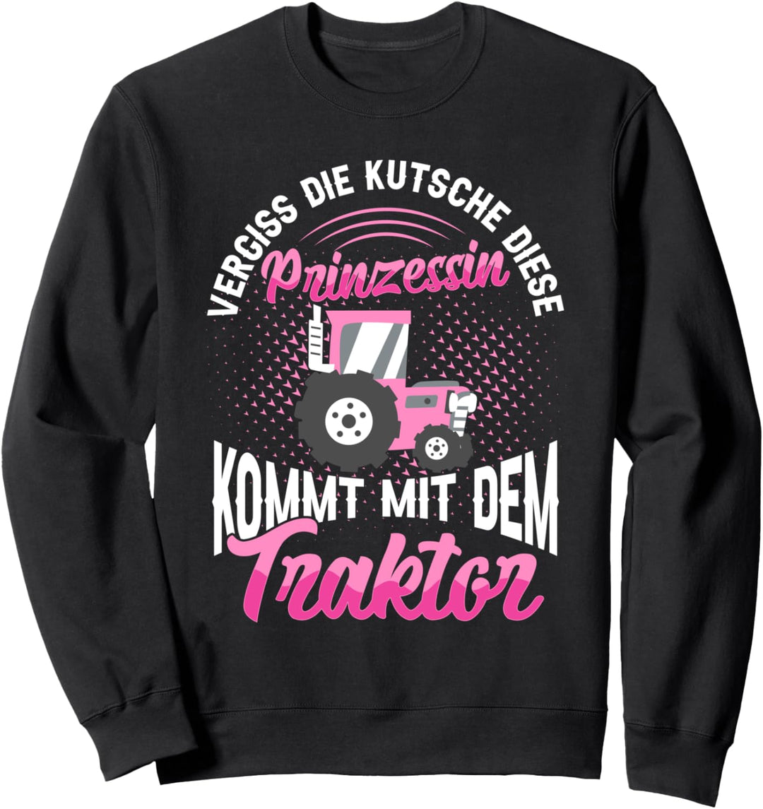 Traktor Farmerin Landwirtin Spruch Frauen Geschenk Sweatshirt
