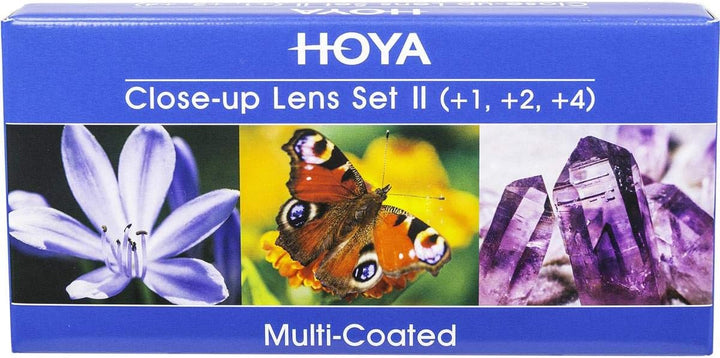 Hoya NAHLINSE SET2 (+1 +2 +4) Close-up Kit schwarz 49 mm, 49 mm