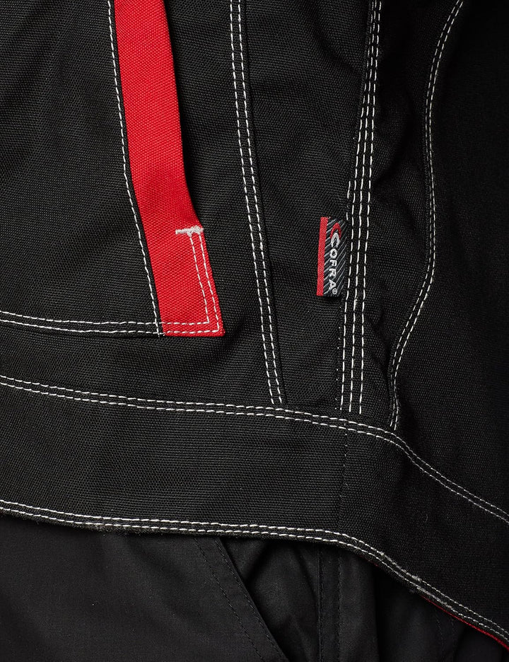 Cofra V480-0-05.Z52 Arbeitsjacke "Abrantes", schwarz / rot, Grösse 52
