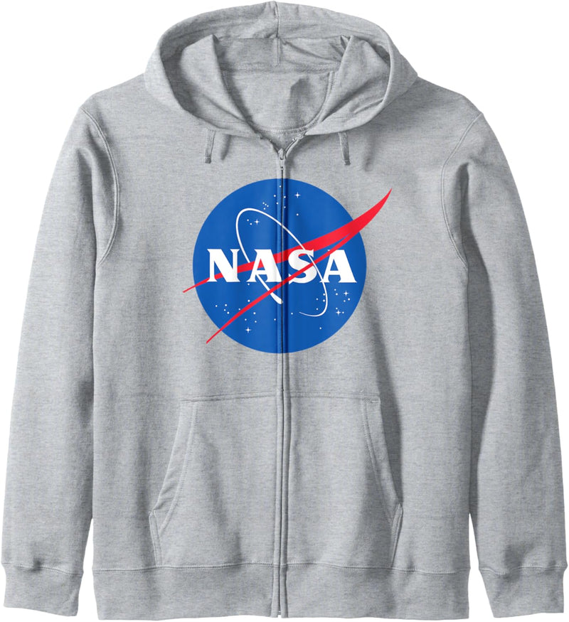 Graue NASA Kapuzenjacke