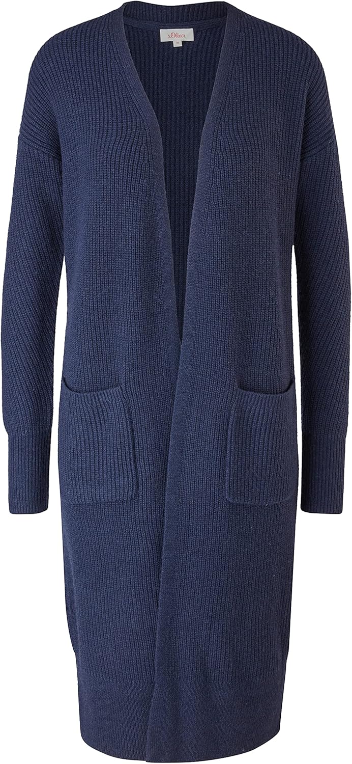 s.Oliver Damen Strickjacke 34 Navy, 34 Navy