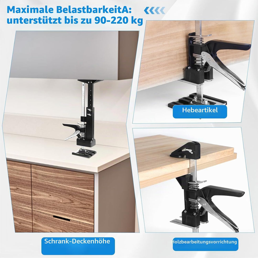 DBREAKS 3-in-1 Multi Arbeitssparender Arm mit Skala, 2Pcs 38CM Multifunktionale Handhebewerkzeug Bis