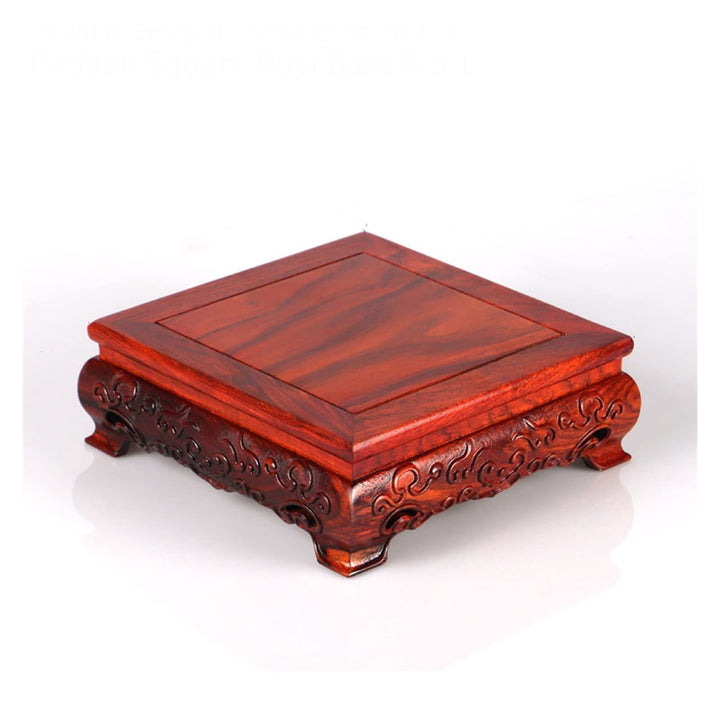 WENMENG2021 Bonsai Ständer Hölzerne Vase Base Oriental Vase Stand Holzausstellungsständer Praktische