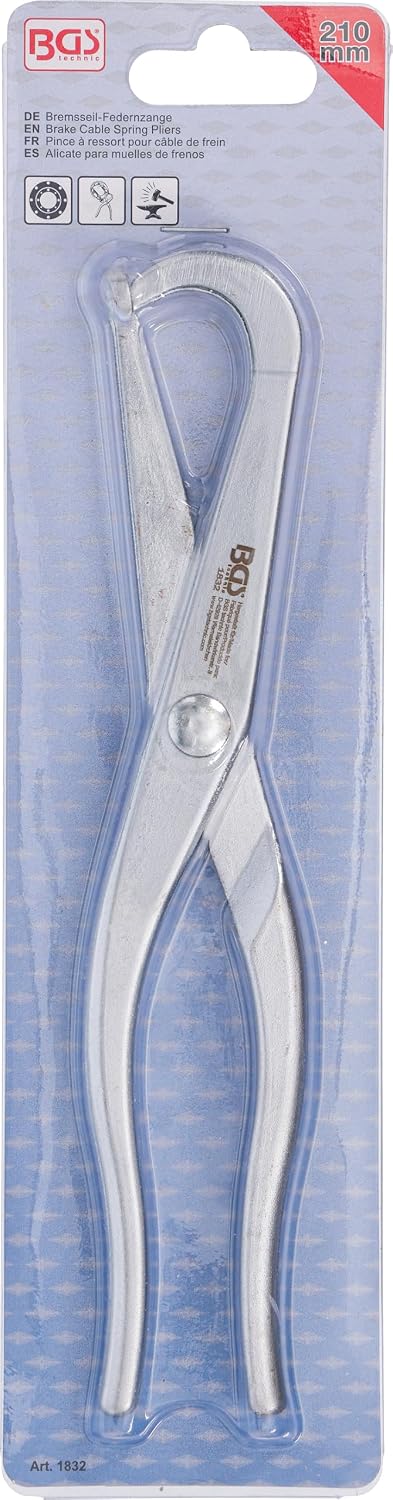 BGS 1832 | Bremsseil-Federnzange | 210 mm