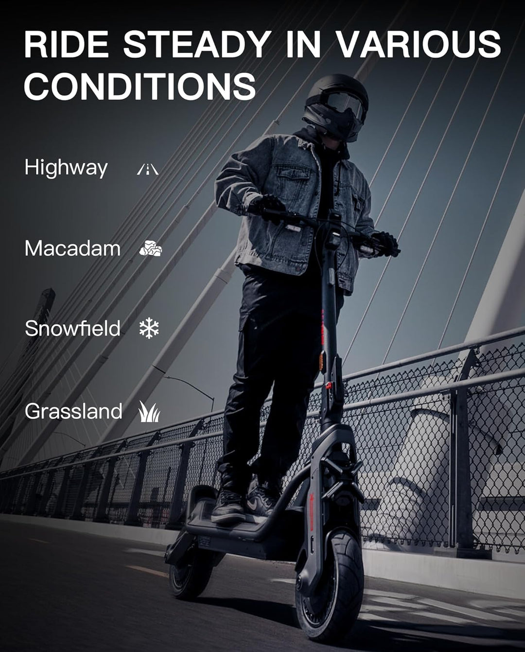 Selbstdichtender 11-Zoll-Reifen kompatibel mit Segway Ninebot GT3 & GT3 Pro KickScooter, ultrabreite