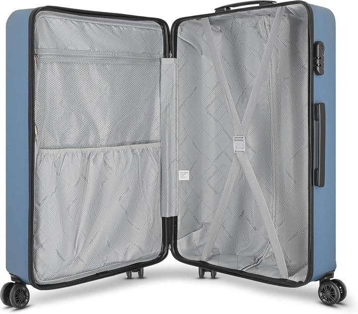 Worldpack New York 2.0 Trolley | Grosser Hartschalen - Koffer mit Tragegriff, 4 Rollen, TSA Zahlensc
