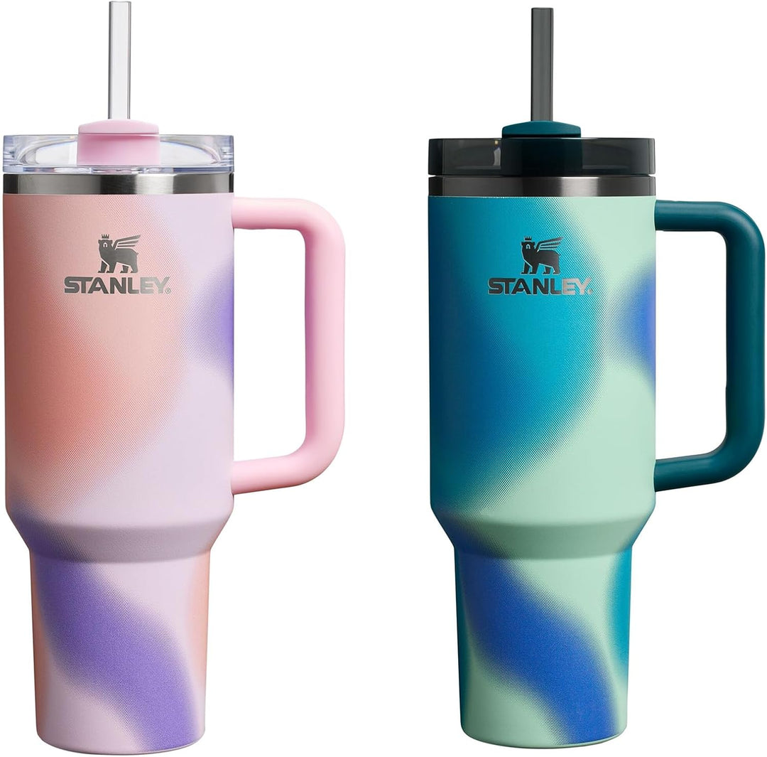 Stanley 1913 Quencher H2.0 Flowstate Trinkflasche Mit Strohhalm - Thermobecher Kühlt 11 Stunden - 48