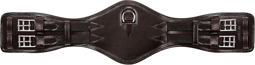 Passier anatomisch geformter Leder Dressurgurt, Kurzgurt, schwarz 45, 45