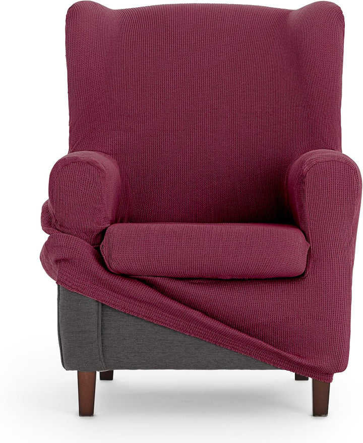 Eysa Ulises elastisch Sofa überwurf ohrensessel, Polyester-Baumwolle, 08-rot, 37 x 5 x 29 cm, 08-rot