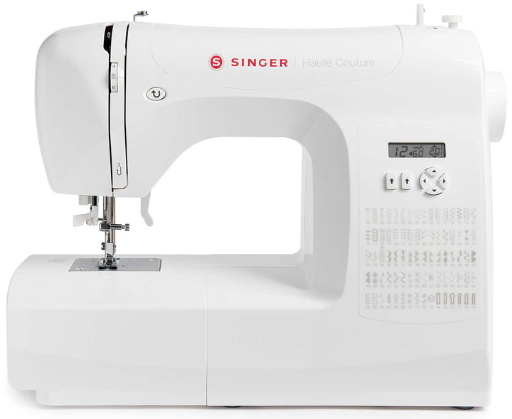 Singer F527C Haute Couture - Computer-Nähmaschine mit 80 Nähprogramme, Automatisches Nähen, Freiarm,