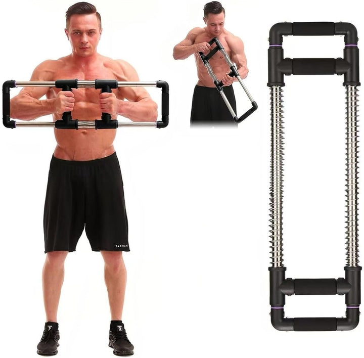 GOFITNESS Push Down Bar Brusttrainer Fitnessgerät für Zuhause - Krafttraining Sportgerät für Brustmu