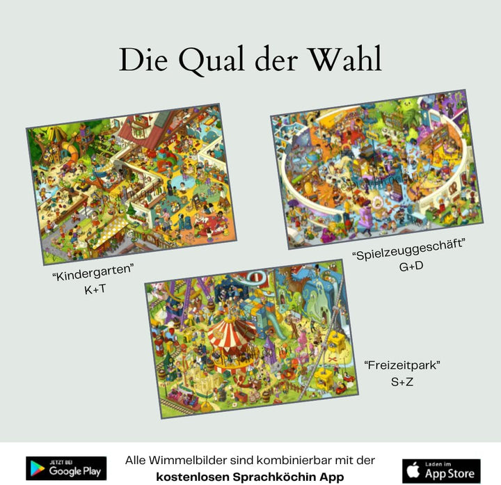 für Kinder 'Logopädie Spiele Sprachförderung Kindergarten' Hochwertig Illustriert [analog+digital nu
