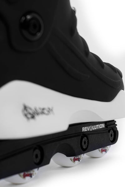 Anarchy Revolution II Aggressive Inline Skates Schwarz 46, Schwarz 46