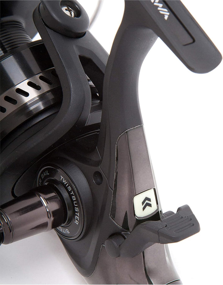Daiwa Emcast BR A - Freilaufrolle inkl. zusätzlicher Doppelkurbel 4500, 4500