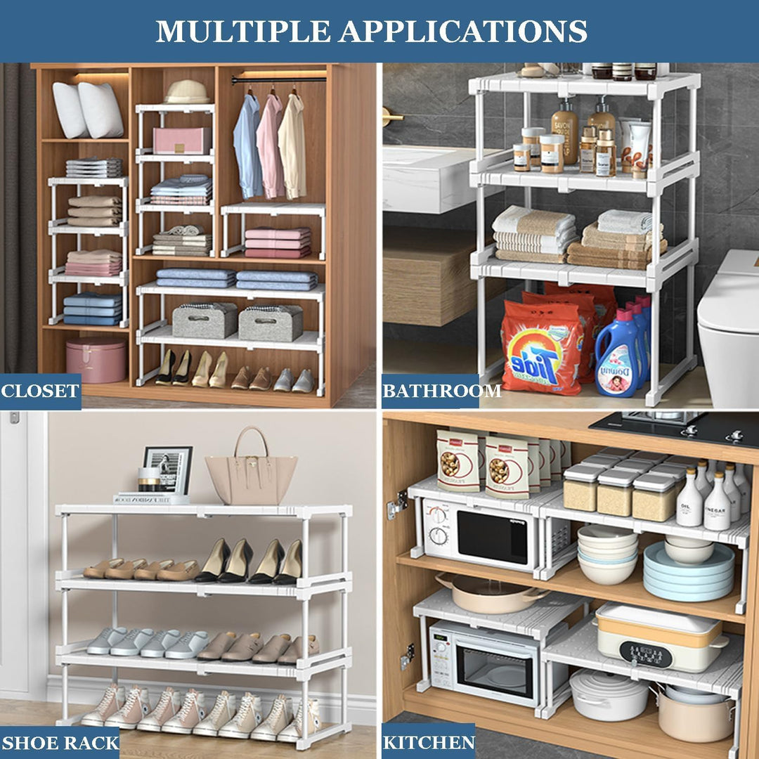 Küchenschrank Organizer Erweiterbar Lagerregal Verstellbares Separator Schuhe Regaltrenner DIY Teile