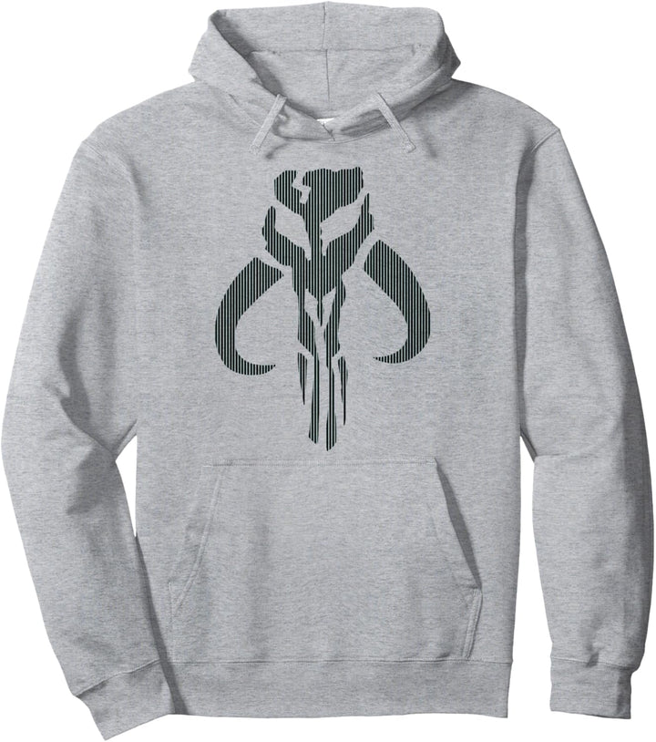 Star Wars: The Mandalorian Striped Logo Pullover Hoodie