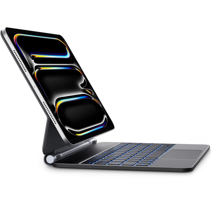 Earto Magic Keyboard Nur für iPad Pro 11 M4 2024, Freischwebendes Stand Tastatur Hülle mit Trackpad