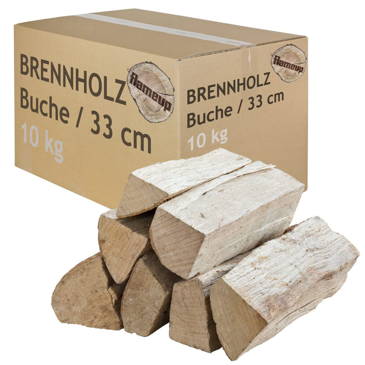 Brennholz Buche Kaminholz 33 cm Holz 10 kg Für Ofen und Kamin Kaminofen Feuerschale Grill Feuerholz