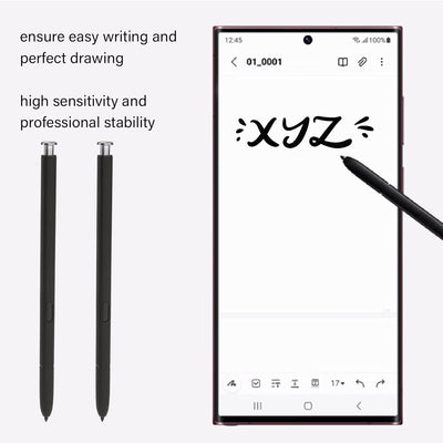2 Stylus Pen Ersatz für Samsung Galaxy S22 S22 Ultra 5G, Hochempfindliches Touchscreen-Schreibstift-