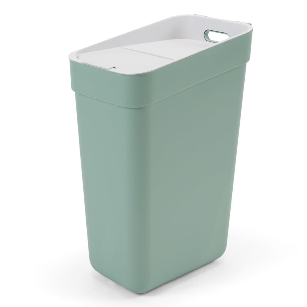 CURVER Mülleimer, 30 l, Ready to Collect – mit Wandhalterung für Wand oder Tür – Küche, Badezimmer,