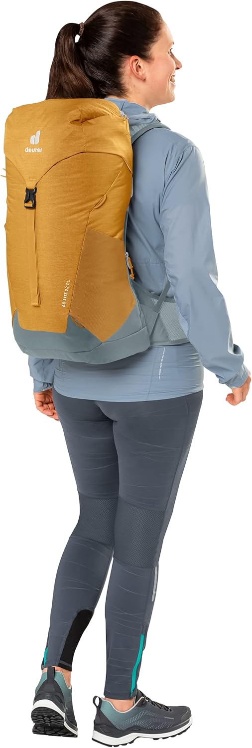deuter Damen Ac Lite 22 Sl Wanderrucksack (1er Pack) 22 L Cinnamon-teal, 22 L Cinnamon-teal