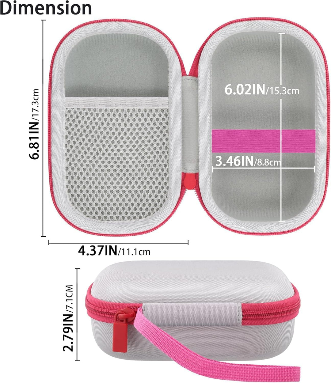 co2CREA case Hart Reise schutzhülle Etui Tasche für Anker Soundcore Select 4 Go Bluetooth Lautsprech