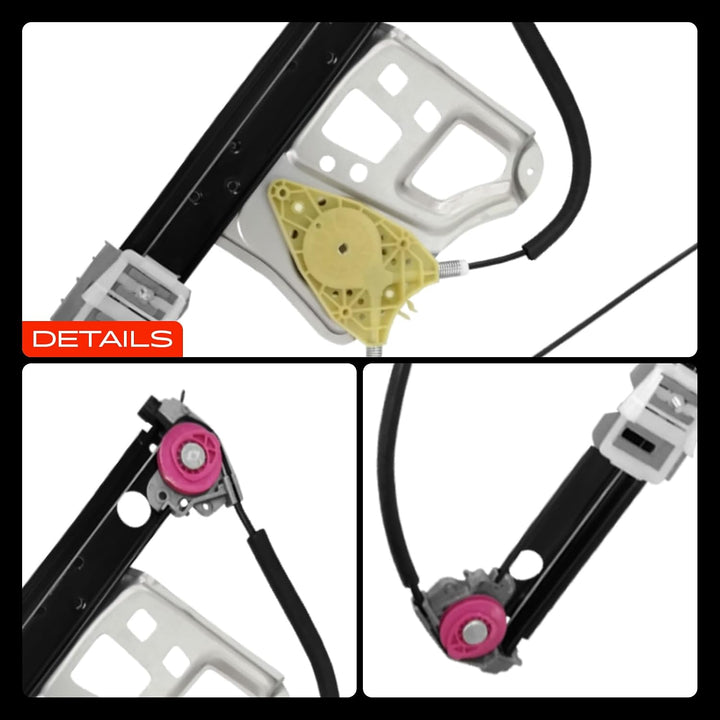Frankberg 2x Fensterheber Elektrisch Ohne Motor Vorne 2207200446 | Kompatibel mit S-Klasse V220 W220
