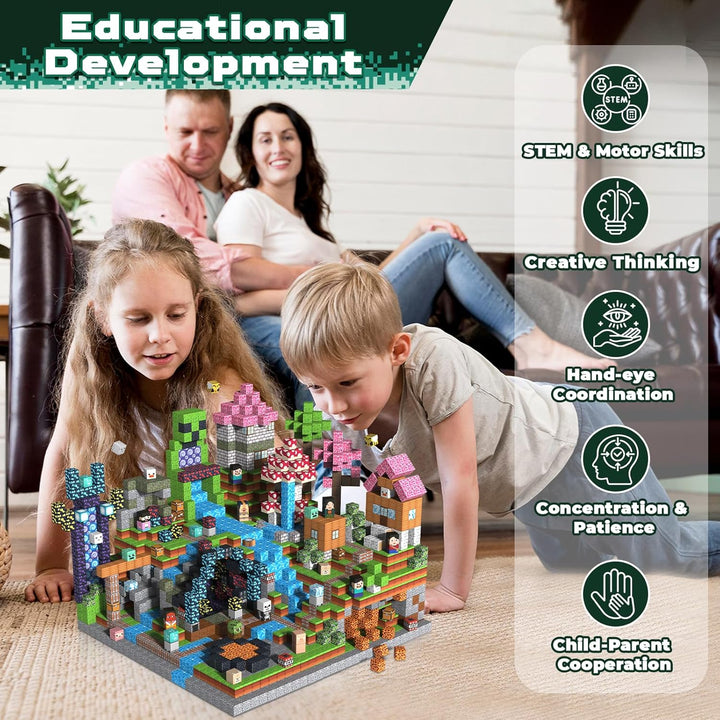 Magnetische Bausteine 300 Teile - Abenteuerthema - Baue Dein Abenteuer - Team auf und erlebe gemeins