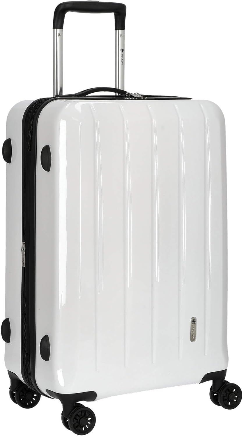 CHECK.IN London 2.0-4-Rollen-Trolley 67 cm weiss Weiss, Weiss