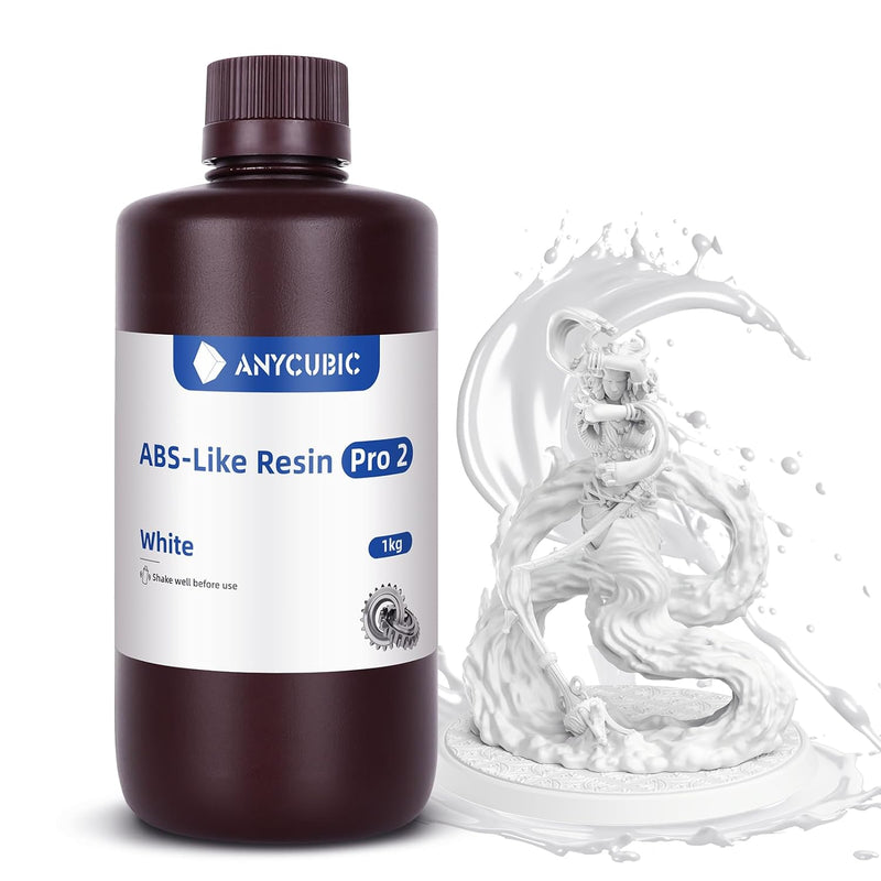 ABS-Like Resin Plus, ANYCUBIC 3D Drucker Resin mit Ausgezeichneter Härte und Zähigkeit, Lange Konser