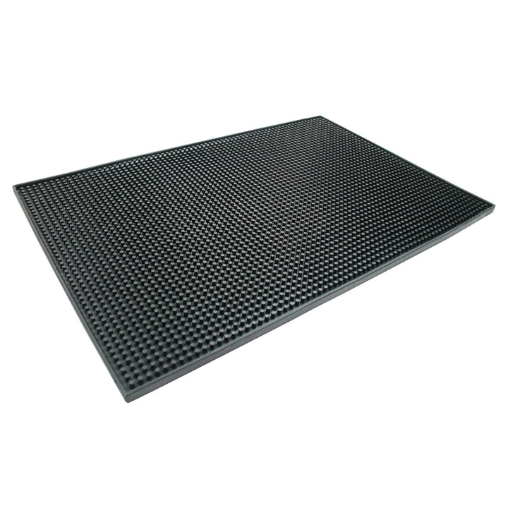 Bar@drinkstuff Barmatte/Abtropfmatte, Gummi, 30,5 x 45,7 cm, Schwarz