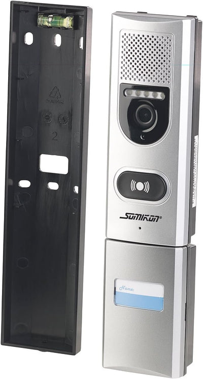 Somikon Türkamera: Funk-Türsprechanlage mit Video-Übertragung; Türöffnungsfunktion; 135° (Funk Türkl
