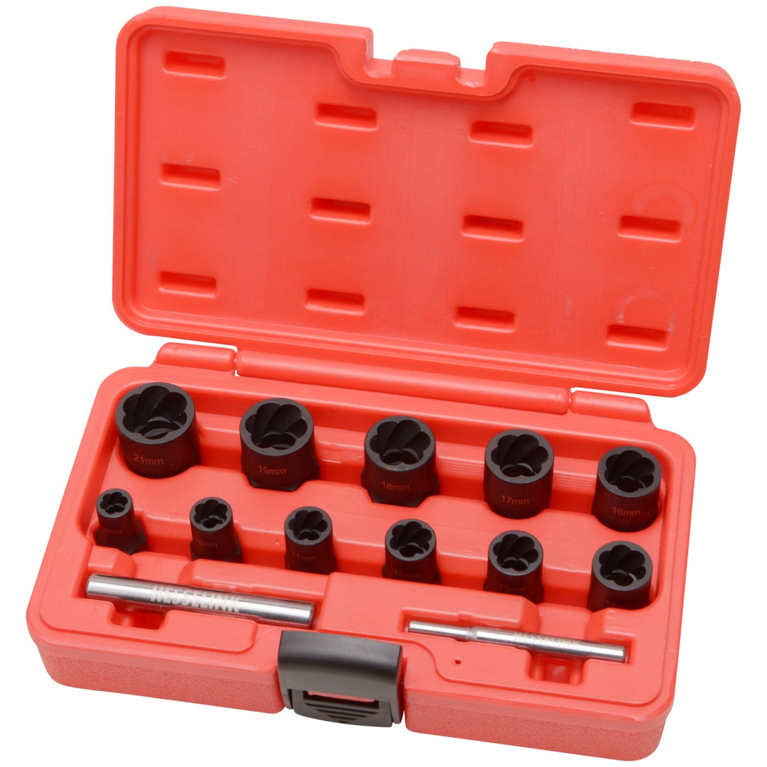 Hesselink® SN-1000 Spezial-Schraubenausdreher-Set für lange Gewinde 13-tlg.
