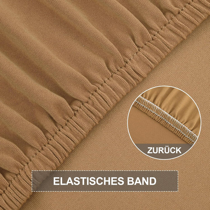 Yugarlibi Stuhlhussen 6er Set Stretch Stuhlhussen Schwingstuhl Elastische Hussen Stuhlbezug Abnehmba