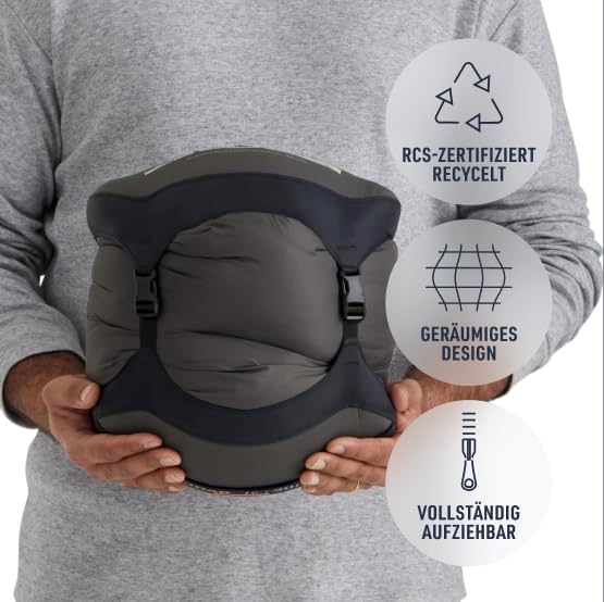 SEA TO SUMMIT - Boab Schlafsack aus Kunstfaser (–1 °C) - Rechteckig - Durchgehender Reissverschluss