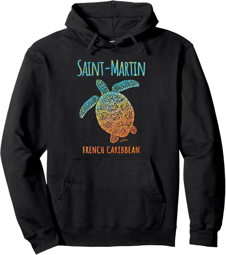 JCombs: Saint Martin, Meeresschildkröte Pullover Hoodie