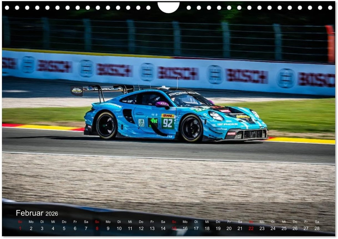 Motorsportkunst aus Weissach (Wandkalender 2026 DIN A4 quer), CALVENDO Monatskalender: Ein Kalender